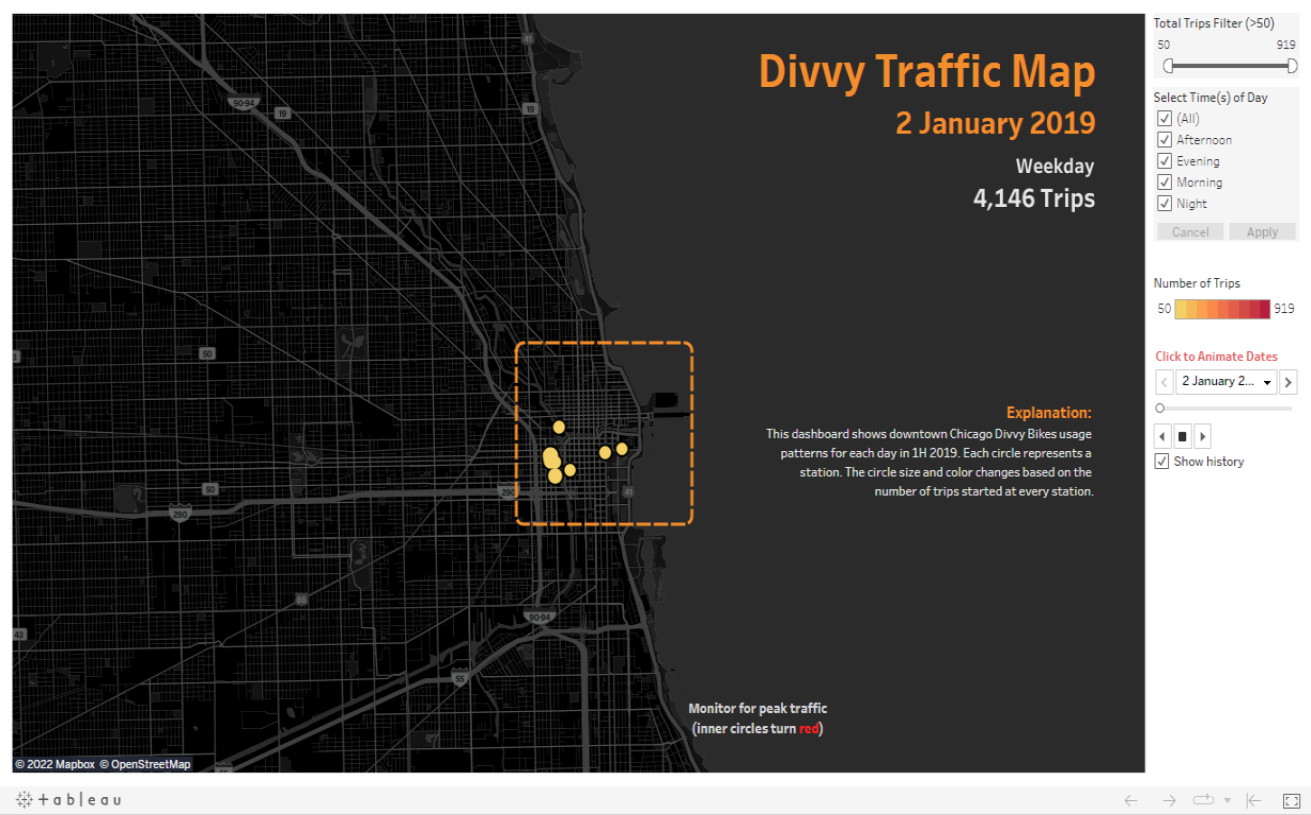 Bike Riders Traffic Map Analysis